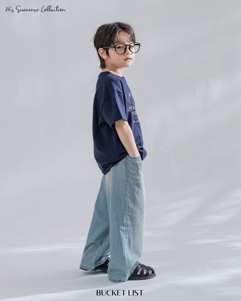 Bucket List - Korean Children Fashion - #childofig - Summer Cat Brush Denim Pants - 7