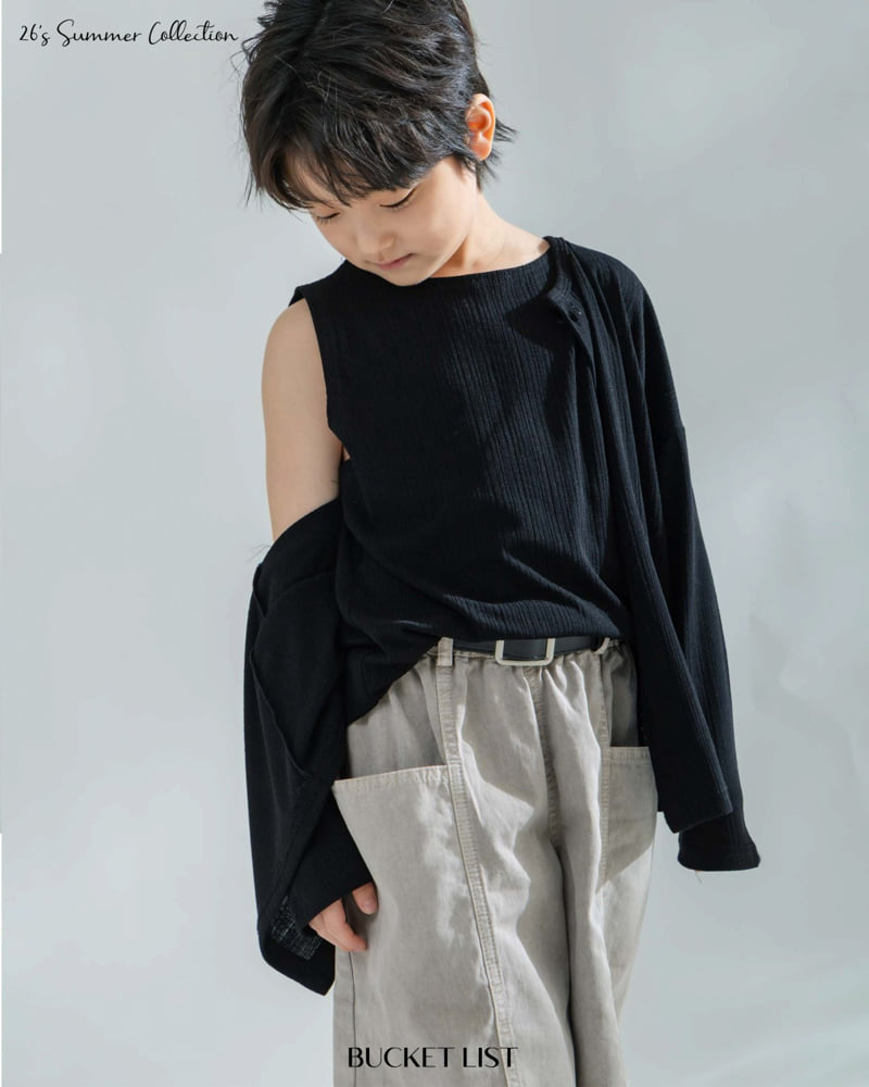 Bucket List - Korean Children Fashion - #childrensboutique - Soft Sleeveless Tee - 10