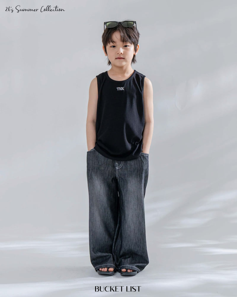 Bucket List - Korean Children Fashion - #childrensboutique - THX Ribbed Sleeveless - 8