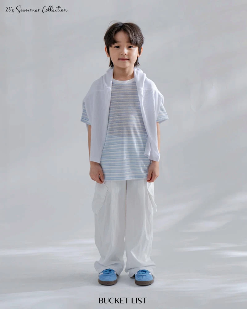 Bucket List - Korean Children Fashion - #childrensboutique - Rustle Curve Cargo Pants - 9