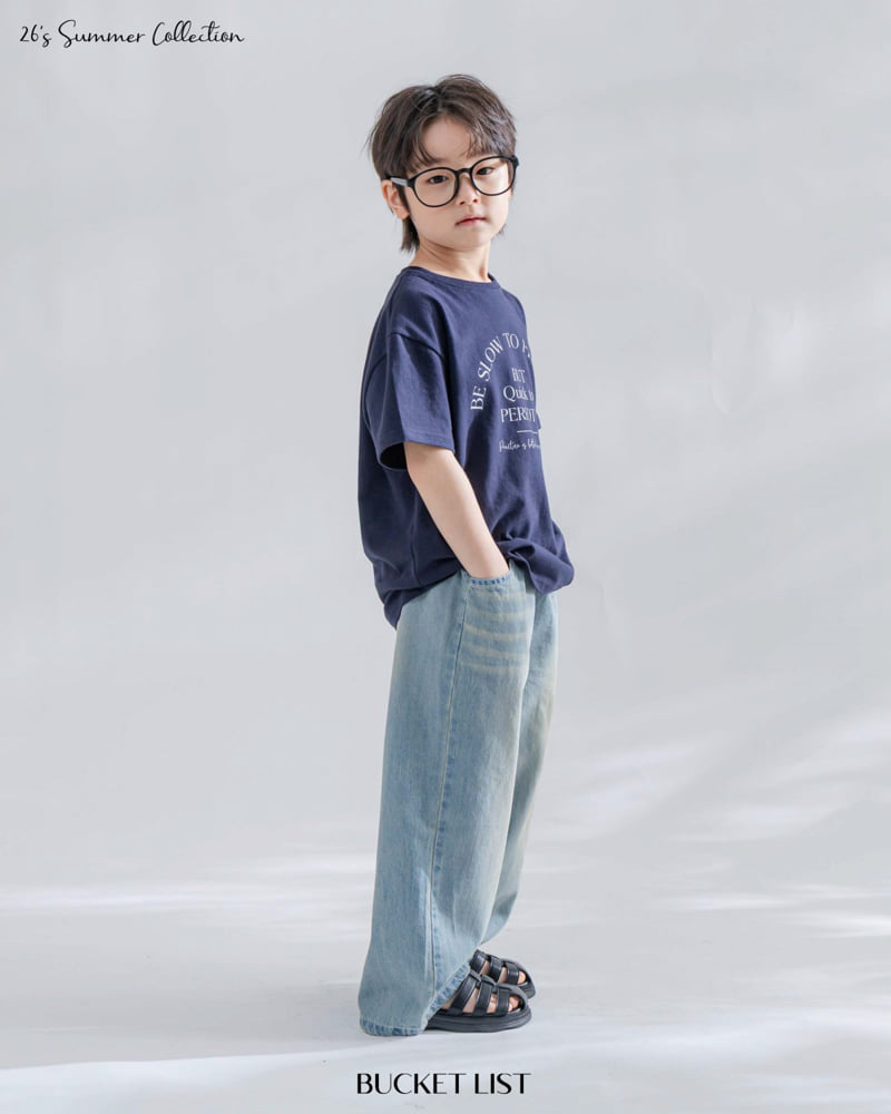 Bucket List - Korean Children Fashion - #childrensboutique - Summer Cat Brush Denim Pants - 8