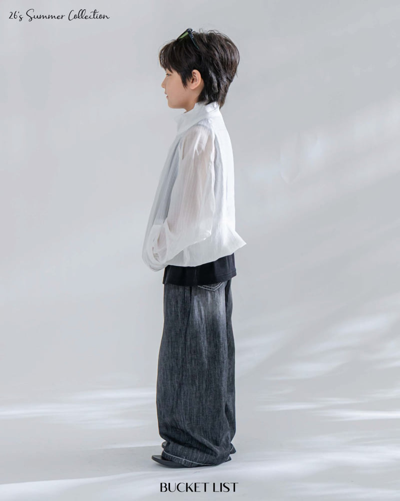Bucket List - Korean Children Fashion - #childrensboutique - Sheer Stripe Jumper - 5