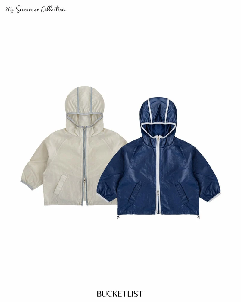 Bucket List - Korean Children Fashion - #childrensboutique - Glossy Hood Jumper