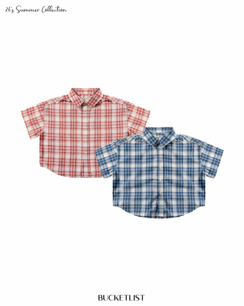 Bucket List - Korean Children Fashion - #designkidswear - Vivid Check Shirt