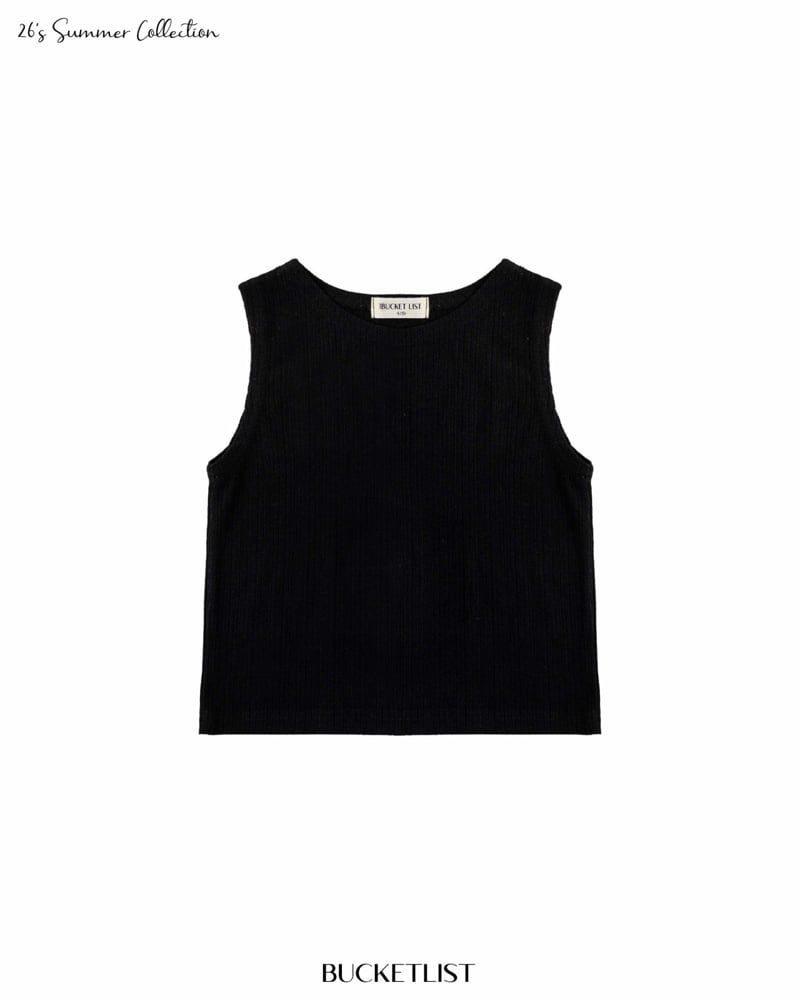 Bucket List - Korean Children Fashion - #designkidswear - Soft Sleeveless Tee - 11