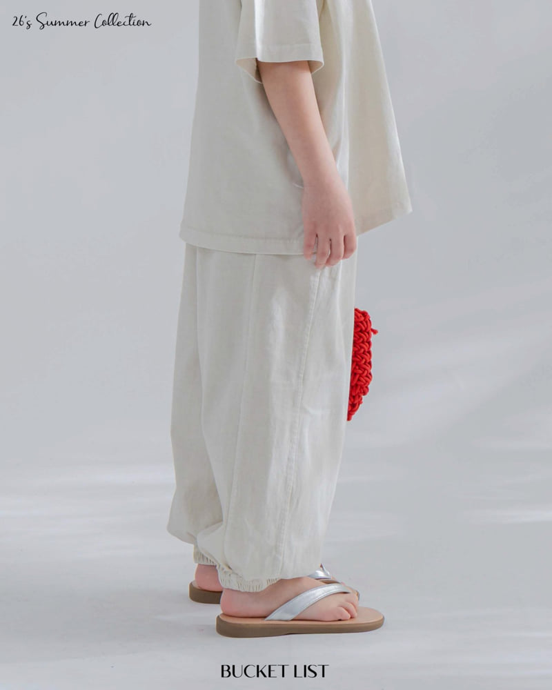 Bucket List - Korean Children Fashion - #childrensboutique - Summer Dyed Jogger Pants - 4