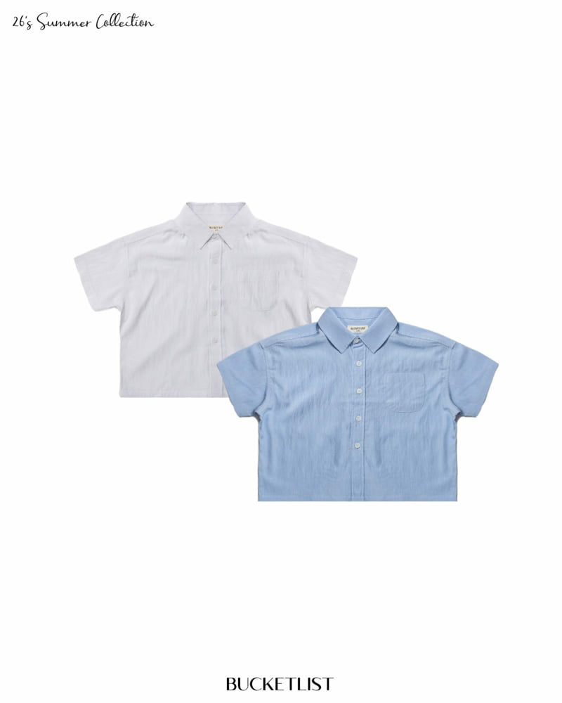 Bucket List - Korean Children Fashion - #designkidswear - Ice Short Sleeve Shirt