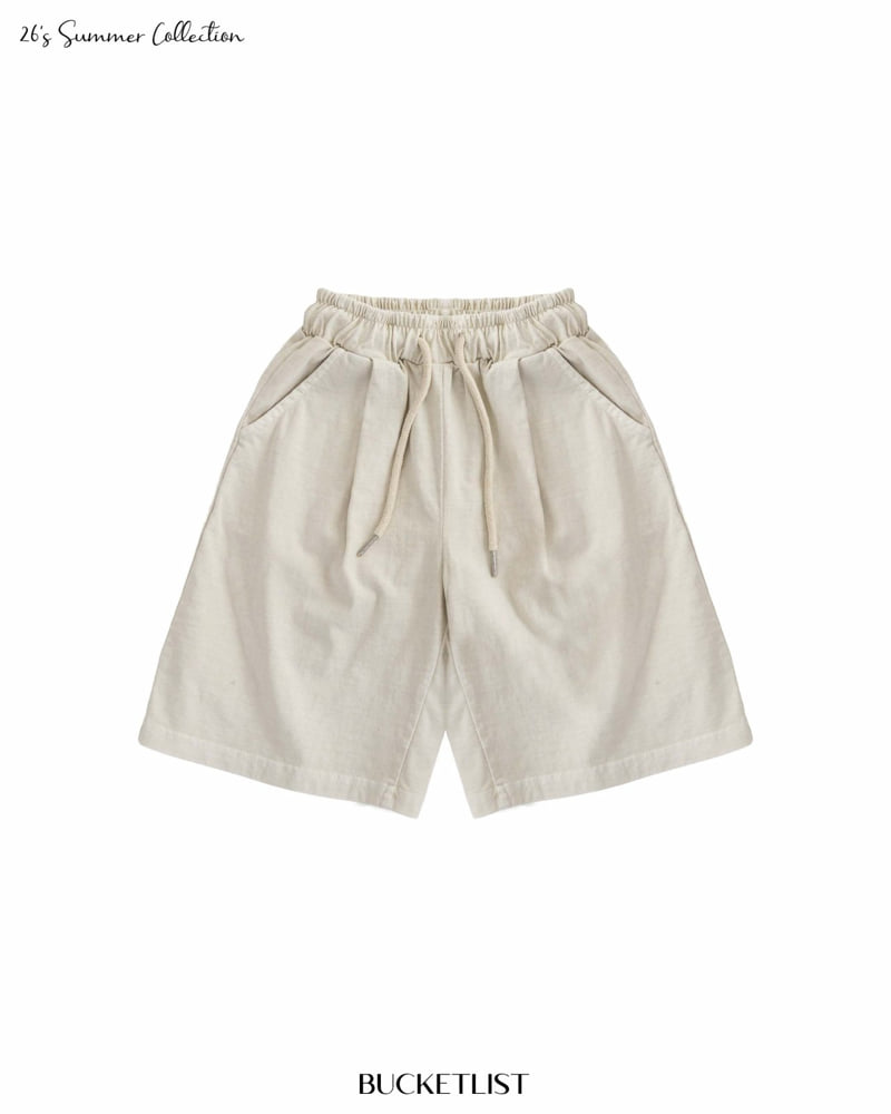 Bucket List - Korean Children Fashion - #designkidswear - Summer Dyed Bermuda Pants - 8