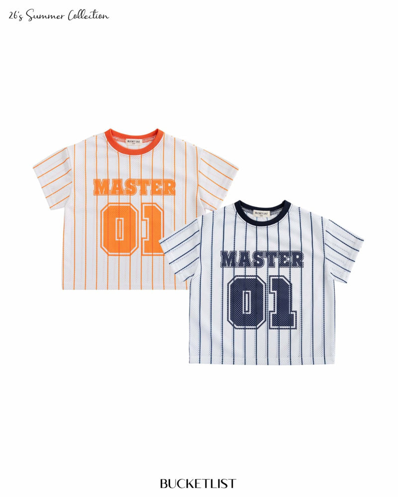 Bucket List - Korean Children Fashion - #designkidswear - Master Mesh Short Sleeve Tee