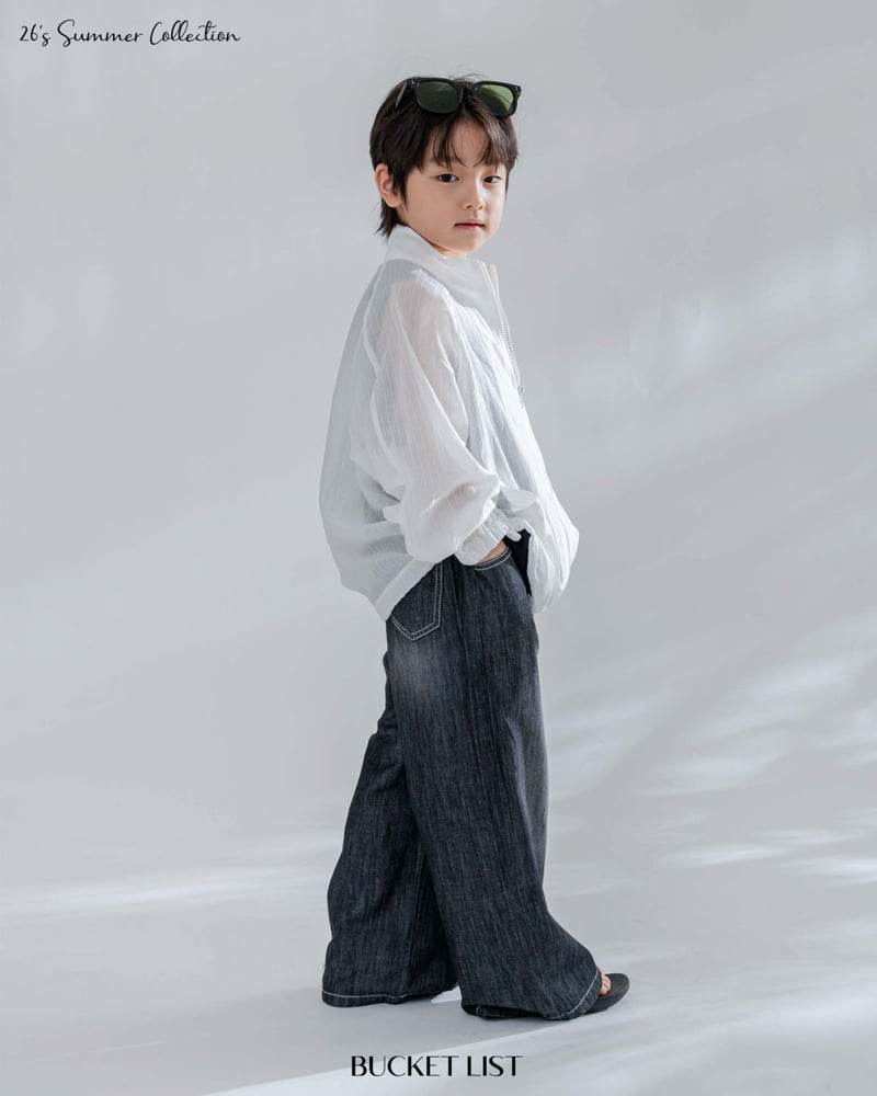 Bucket List - Korean Children Fashion - #designkidswear - Sheer Stripe Jumper - 6