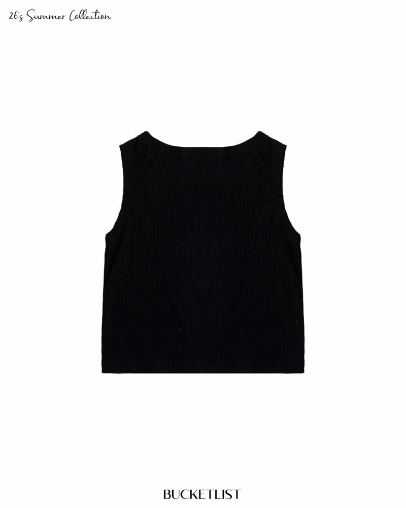 Bucket List - Korean Children Fashion - #discoveringself - Soft Sleeveless Tee - 12