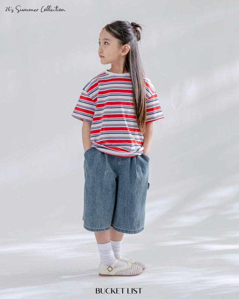 Bucket List - Korean Children Fashion - #discoveringself - Summer Bermuda Denim Pants - 3