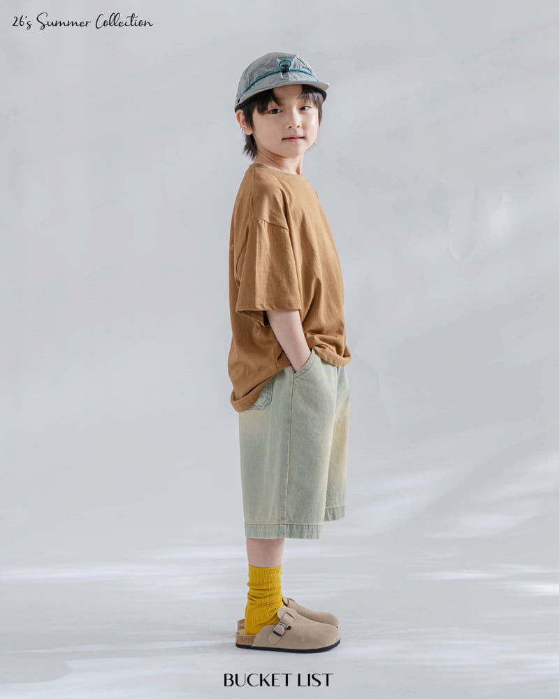 Bucket List - Korean Children Fashion - #discoveringself - Washed Bermuda Denim Pants - 6