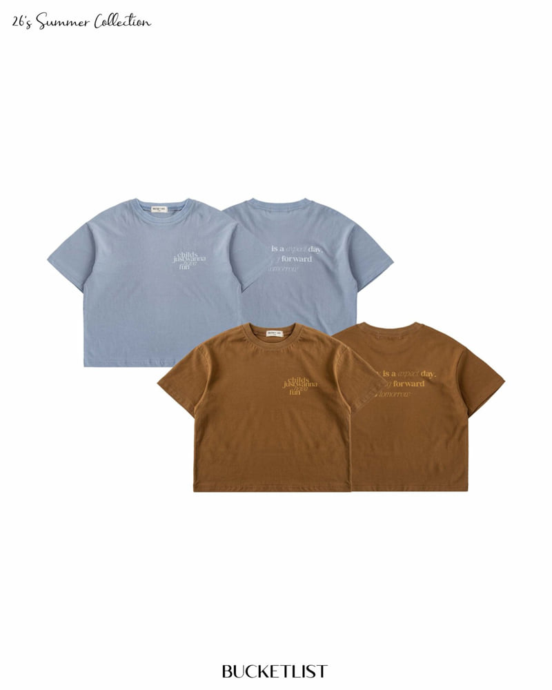Bucket List - Korean Children Fashion - #fashionkids - Warner Short Sleeve Tee