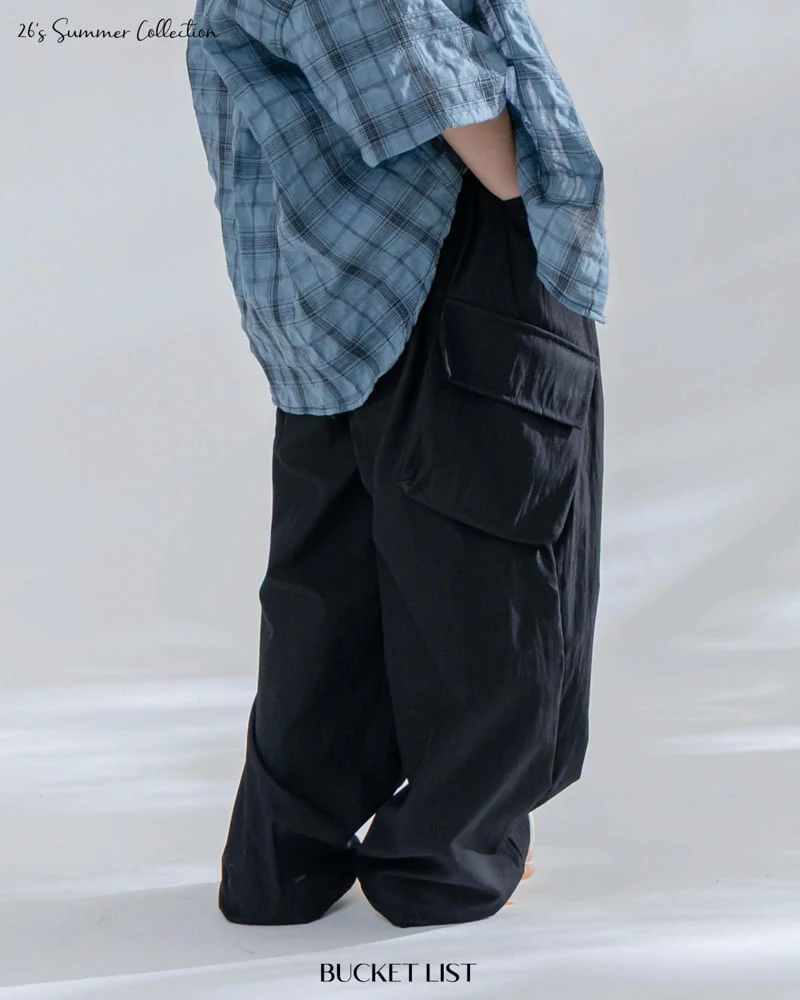 Bucket List - Korean Children Fashion - #fashionkids - Rustle Curve Cargo Pants - 12