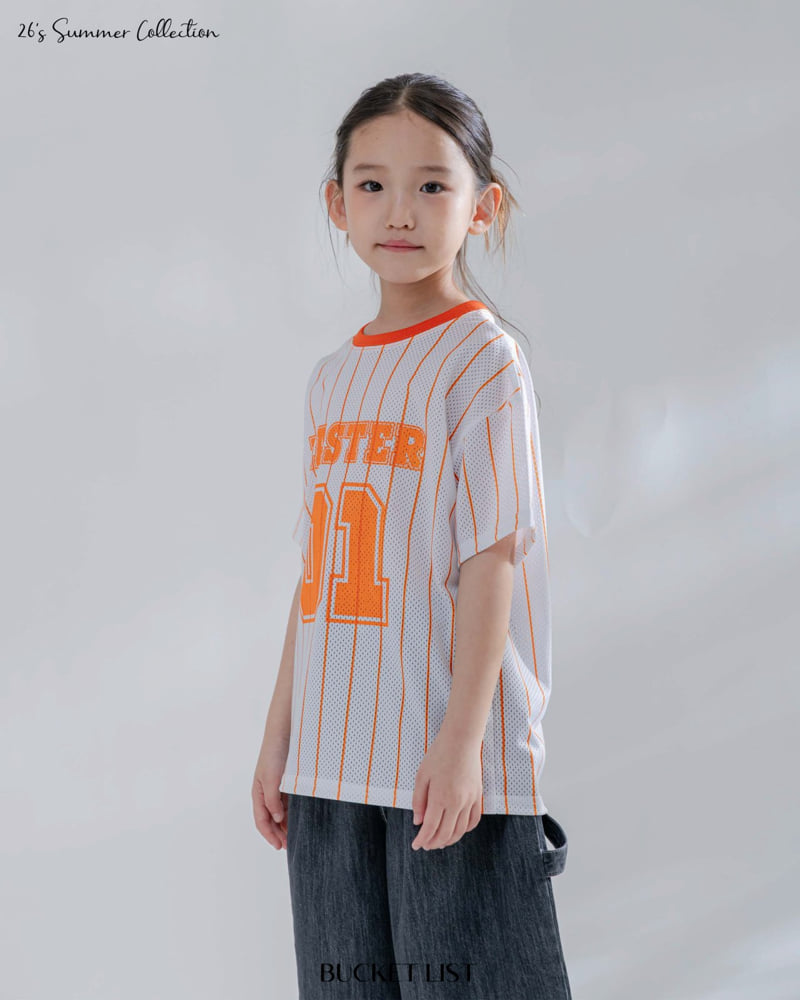 Bucket List - Korean Children Fashion - #fashionkids - Master Mesh Short Sleeve Tee - 3