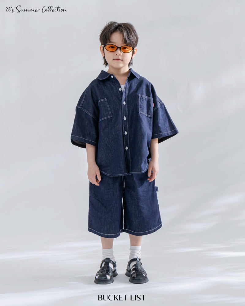 Bucket List - Korean Children Fashion - #fashionkids - Non-Fade Bermuda Pants - 10