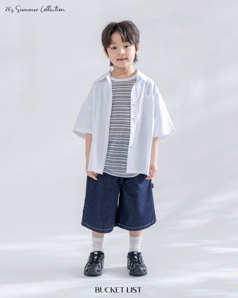 Bucket List - Korean Children Fashion - #fashionkids - Ice Short Sleeve Shirt - 4