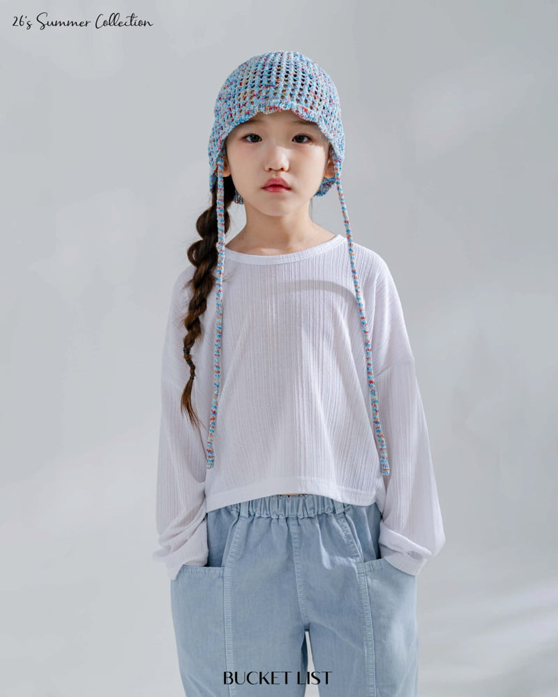 Bucket List - Korean Children Fashion - #kidsshorts - Soft Crop Long Sleeve Tee - 3