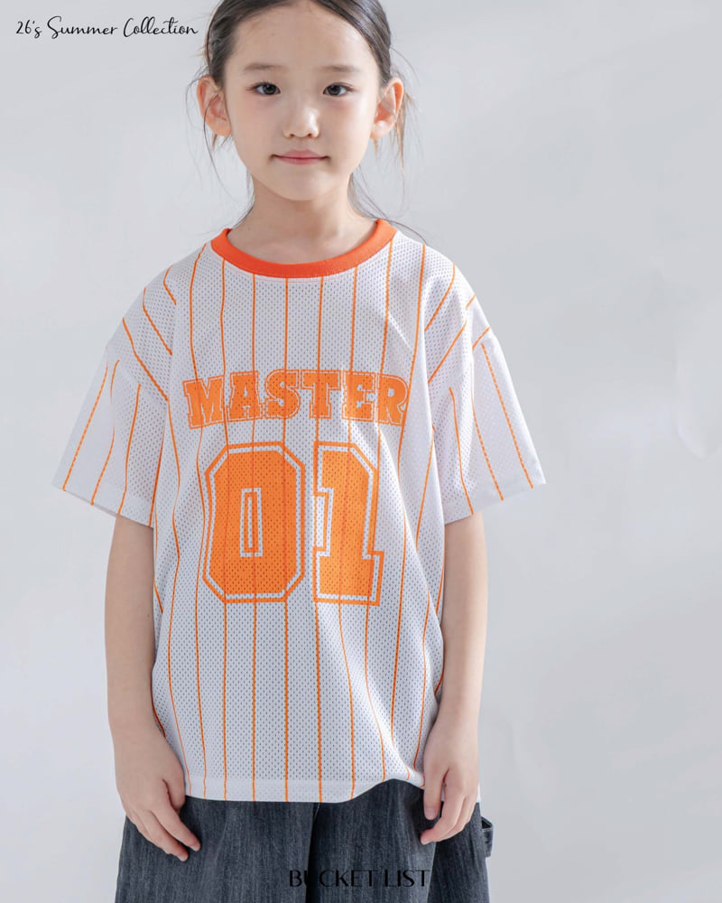 Bucket List - Korean Children Fashion - #fashionkids - Master Mesh Short Sleeve Tee - 4