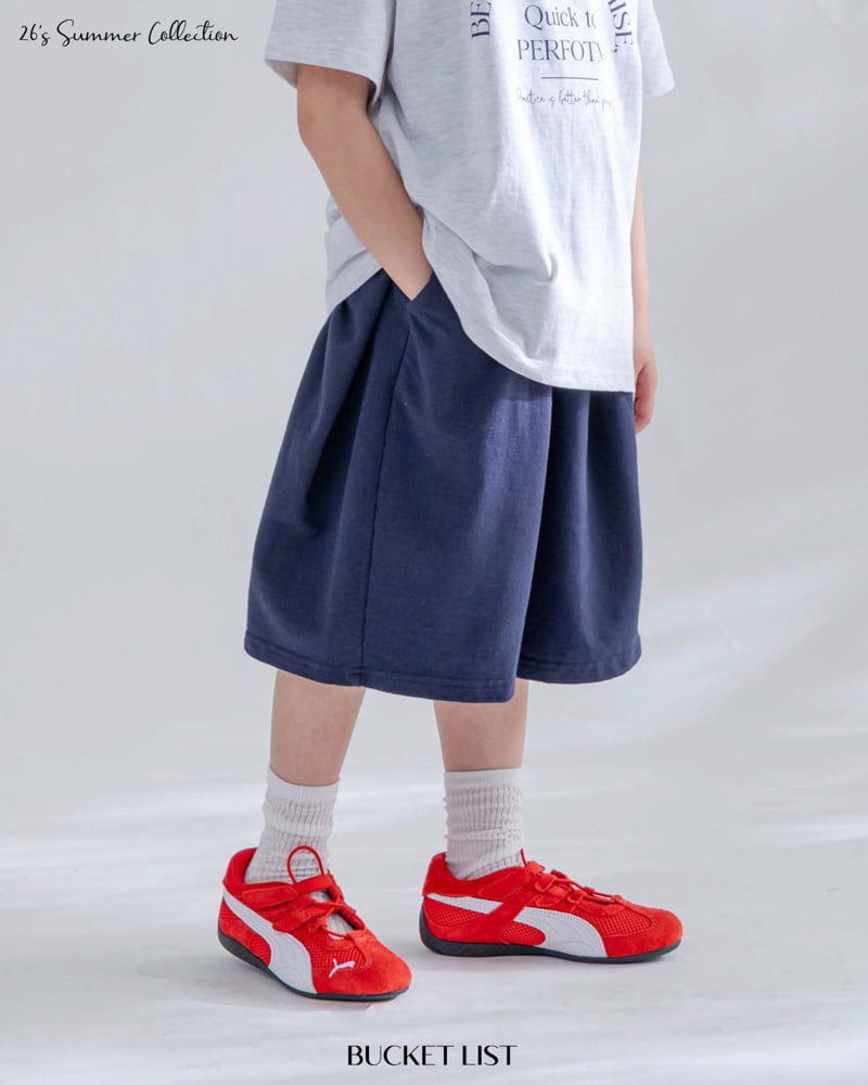 Bucket List - Korean Children Fashion - #kidsstore - Pintuck Bermuda Pants - 10