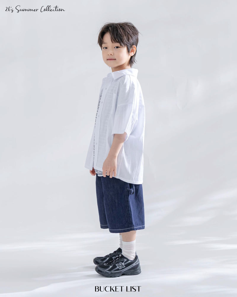 Bucket List - Korean Children Fashion - #kidsstore - Ice Short Sleeve Shirt - 5