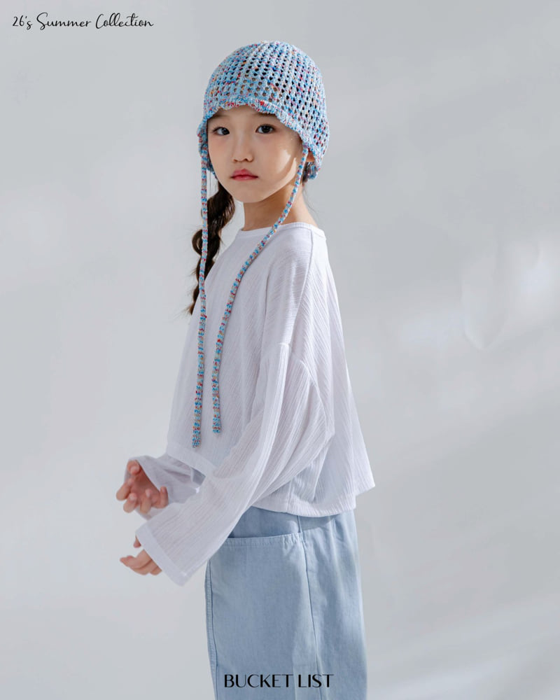 Bucket List - Korean Children Fashion - #kidsshorts - Soft Crop Long Sleeve Tee - 4