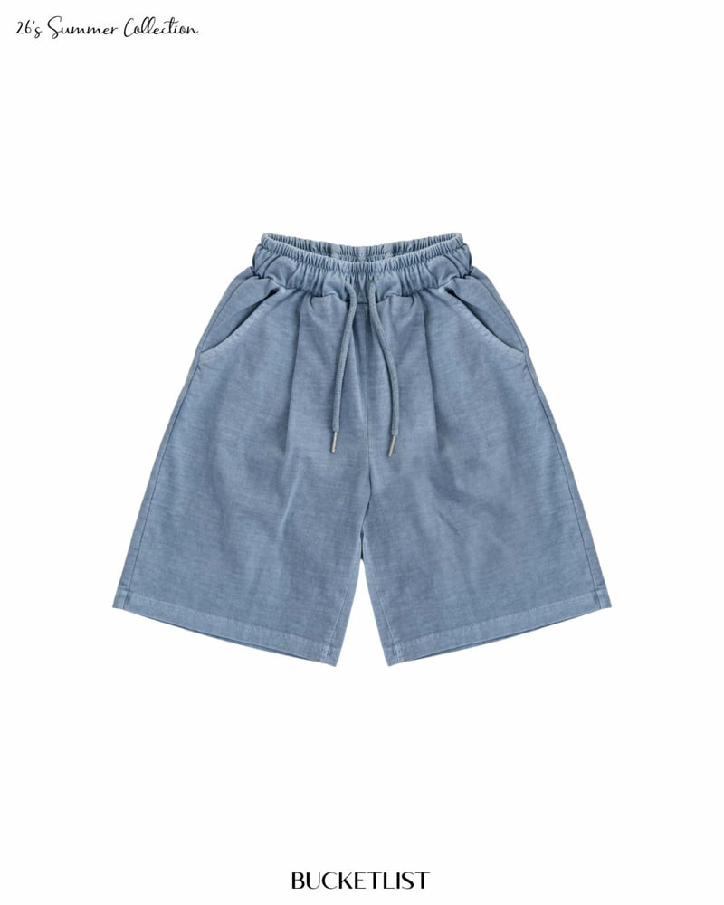 Bucket List - Korean Children Fashion - #kidsstore - Summer Dyed Bermuda Pants - 12