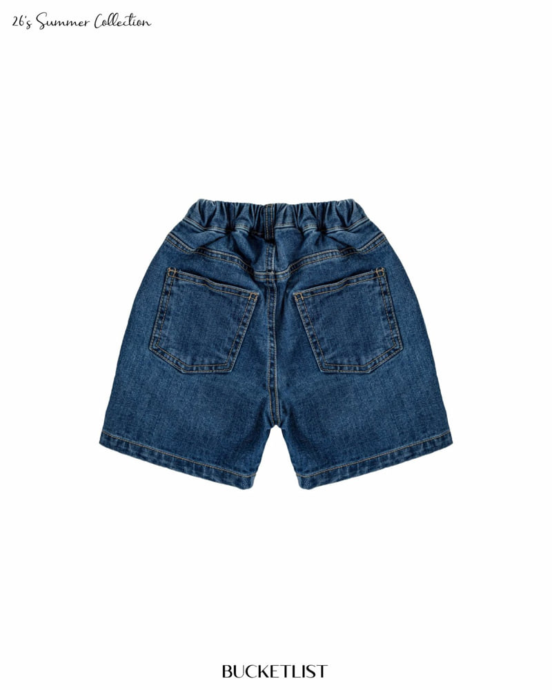 Bucket List - Korean Children Fashion - #kidsstore - Crunch Denim Shorts - 11