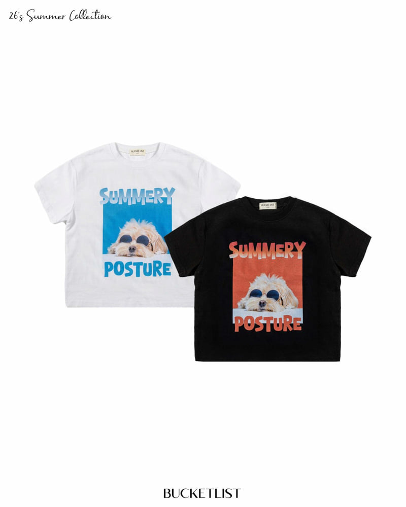 Bucket List - Korean Children Fashion - #kidzfashiontrend - Sunglass Short Sleeve Tee