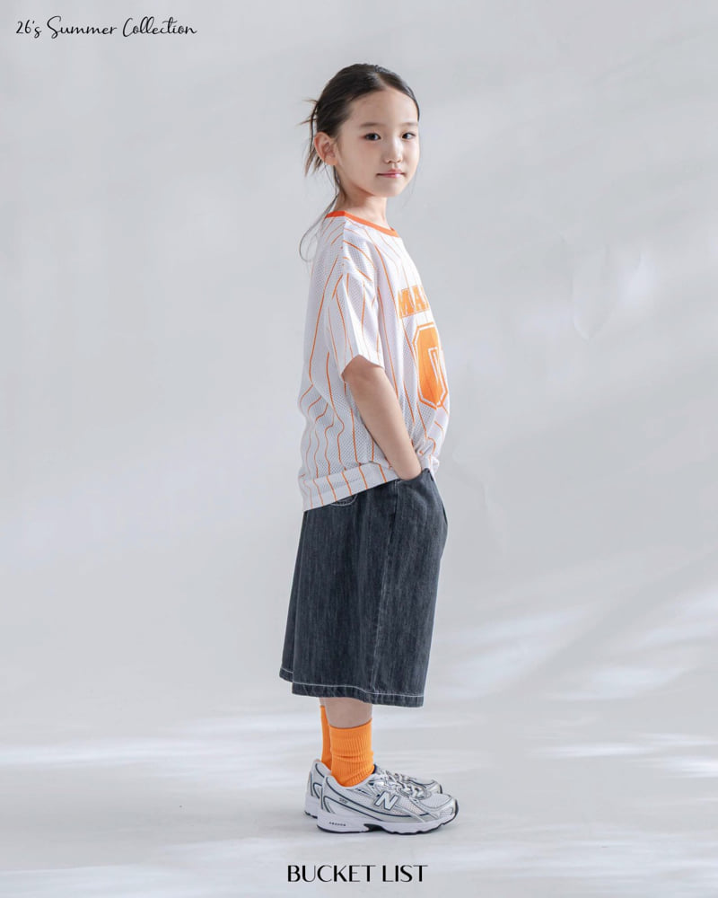 Bucket List - Korean Children Fashion - #kidzfashiontrend - Master Mesh Short Sleeve Tee - 6