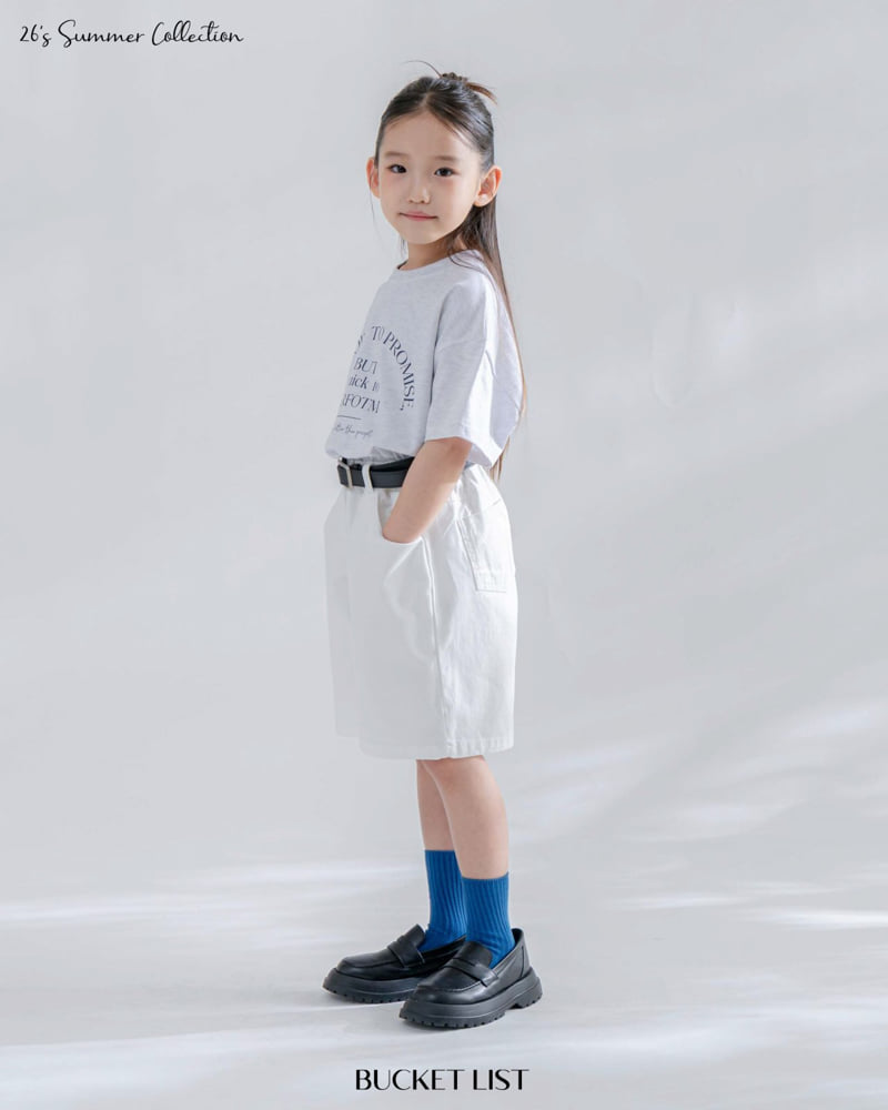 Bucket List - Korean Children Fashion - #kidsstore - Normal Cotton Shorts - 4