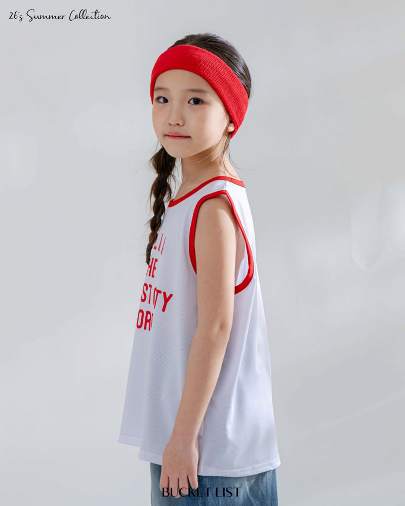Bucket List - Korean Children Fashion - #Kfashion4kids - Mesh Sleeveless - 4