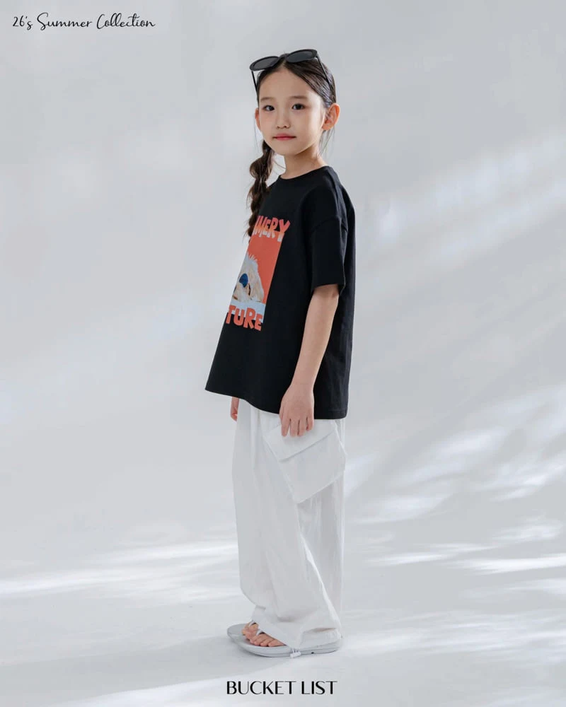 Bucket List - Korean Children Fashion - #littlefashionista - Rustle Curve Cargo Pants - 3