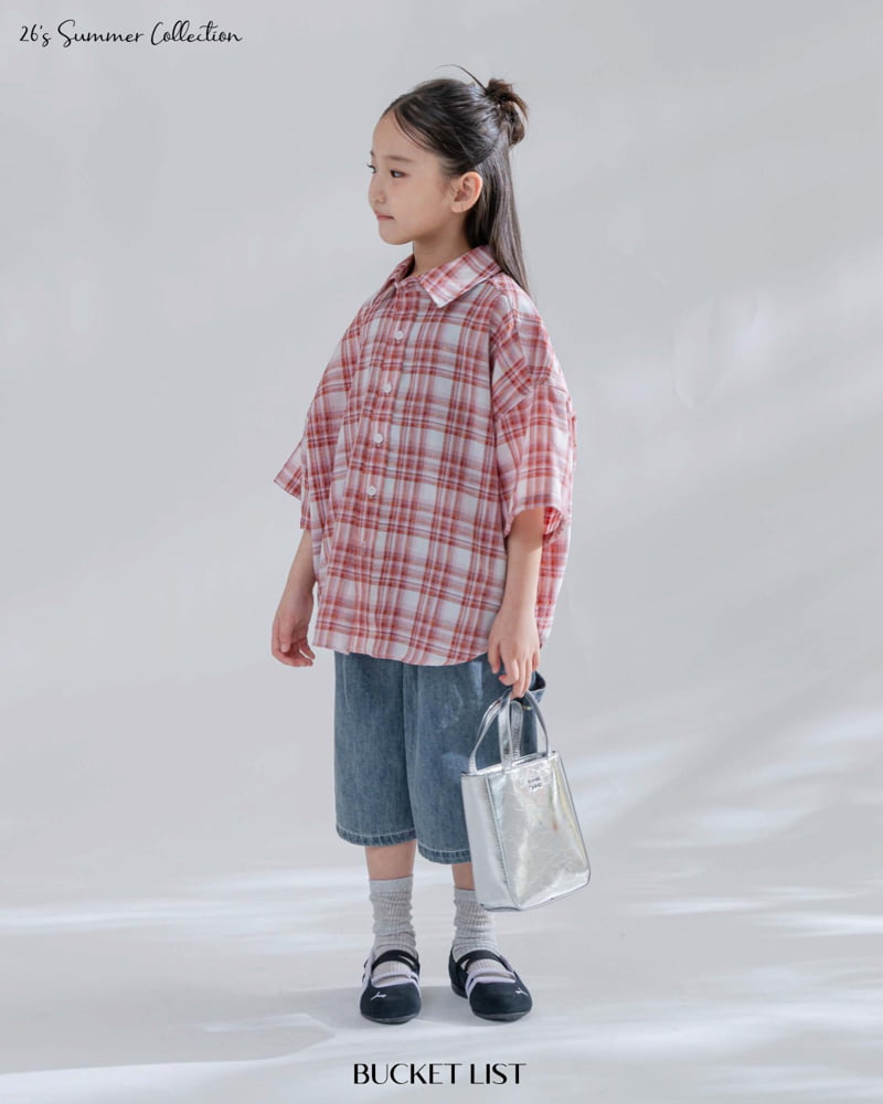 Bucket List - Korean Children Fashion - #magicofchildhood - Vivid Check Shirt - 9