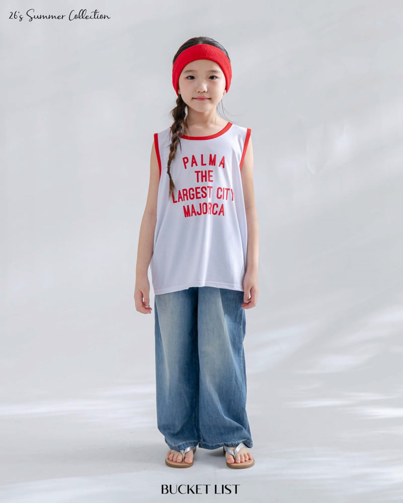 Bucket List - Korean Children Fashion - #magicofchildhood - Mesh Sleeveless - 5