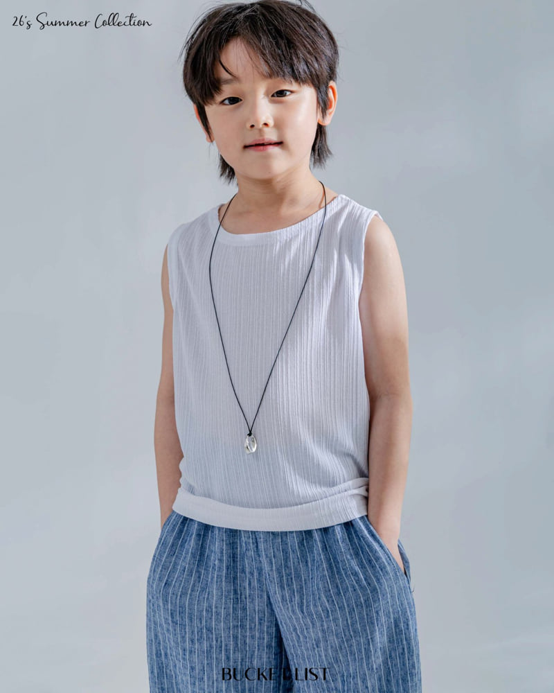 Bucket List - Korean Children Fashion - #magicofchildhood - Soft Sleeveless Tee - 3