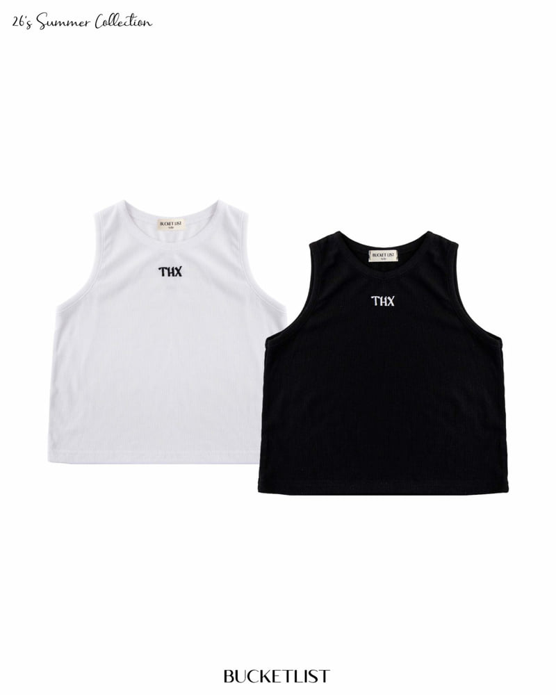 Bucket List - Korean Children Fashion - #magicofchildhood - THX Ribbed Sleeveless