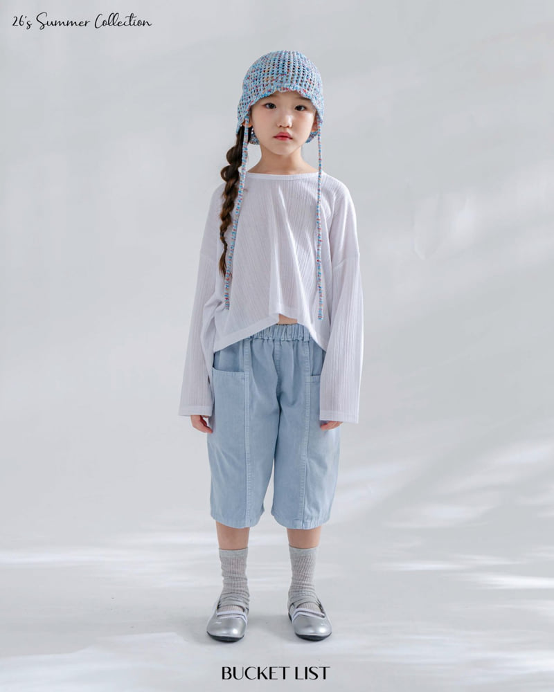 Bucket List - Korean Children Fashion - #magicofchildhood - Soft Crop Long Sleeve Tee - 8