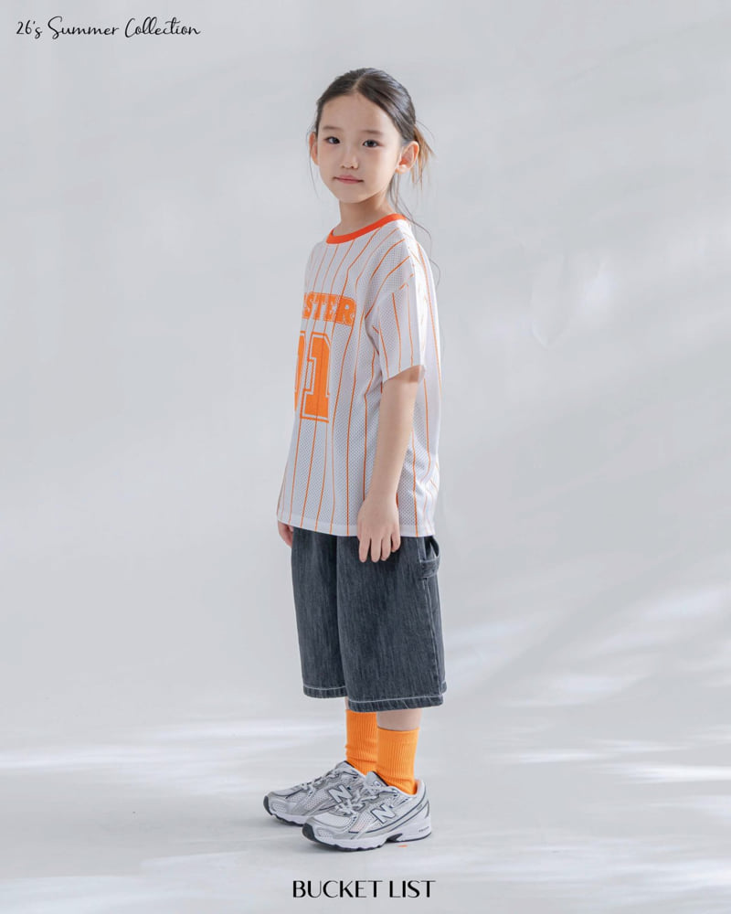 Bucket List - Korean Children Fashion - #magicofchildhood - Master Mesh Short Sleeve Tee - 9