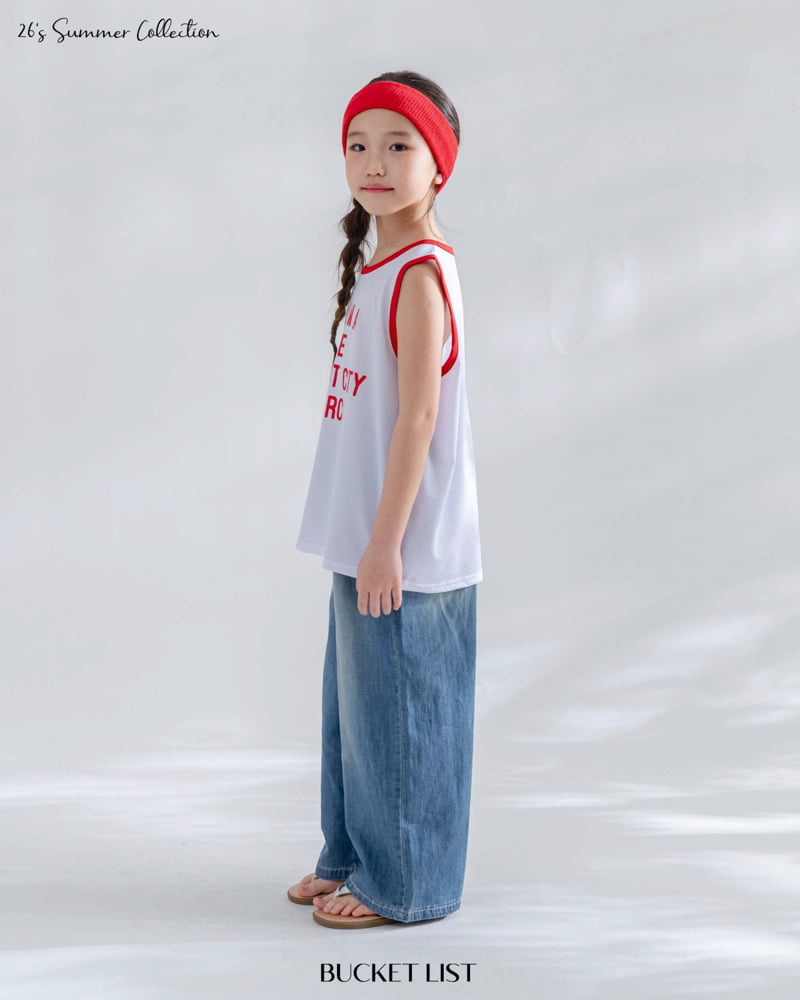 Bucket List - Korean Children Fashion - #minifashionista - Mesh Sleeveless - 6