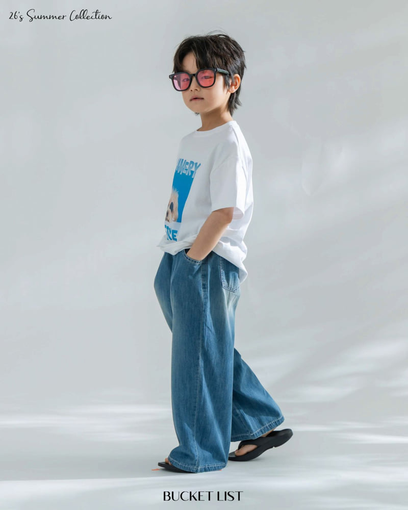 Bucket List - Korean Children Fashion - #minifashionista - Sunglass Short Sleeve Tee - 5