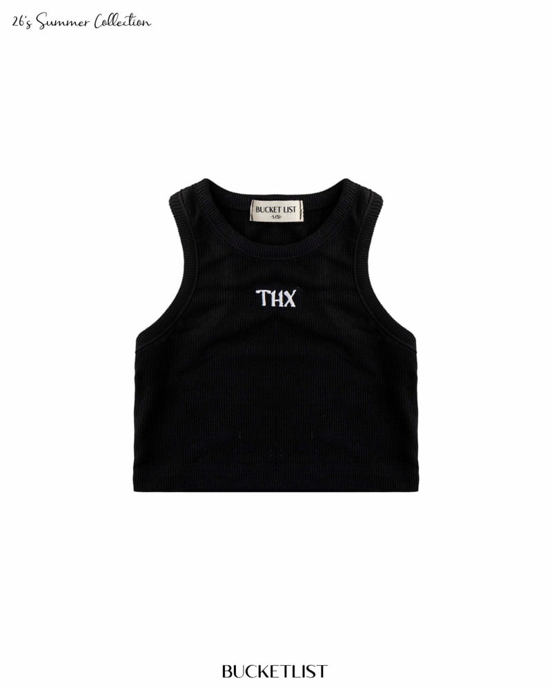 Bucket List - Korean Children Fashion - #minifashionista - THX Crop Sleeveless - 3
