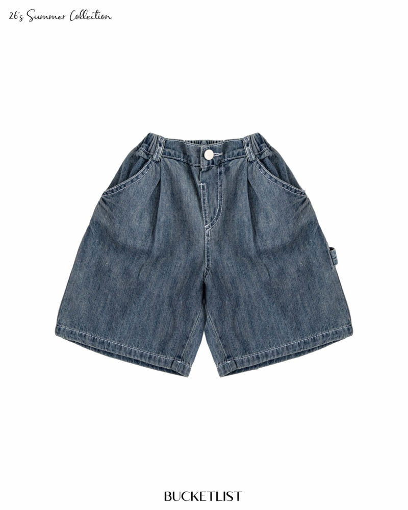 Bucket List - Korean Children Fashion - #minifashionista - Summer Bermuda Denim Pants - 11