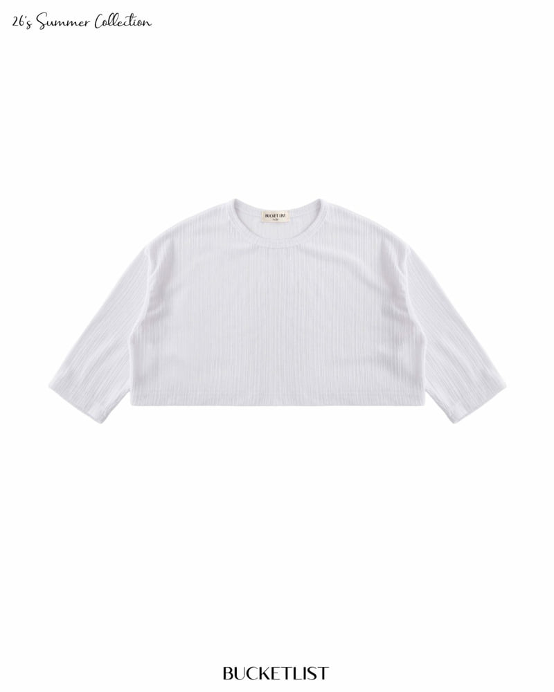Bucket List - Korean Children Fashion - #minifashionista - Soft Crop Long Sleeve Tee - 9