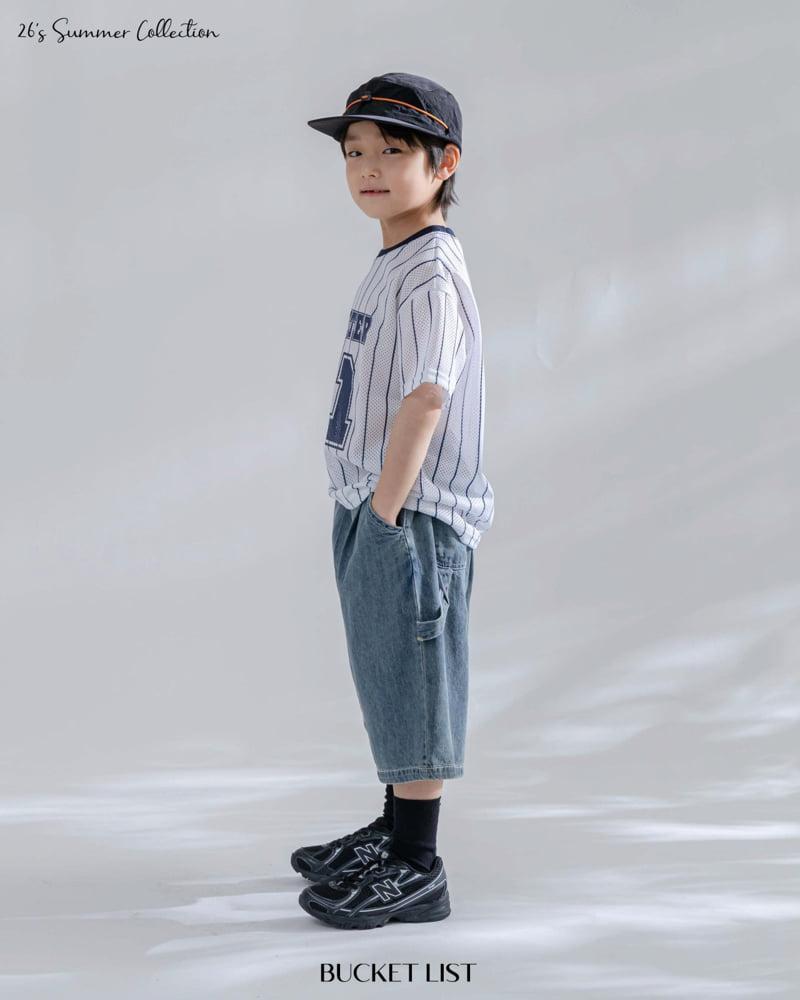 Bucket List - Korean Children Fashion - #minifashionista - Master Mesh Short Sleeve Tee - 10