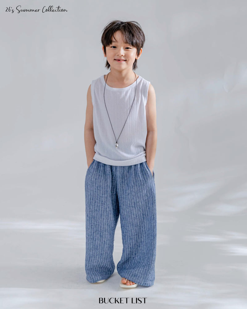 Bucket List - Korean Children Fashion - #prettylittlegirls - Soft Sleeveless Tee - 5
