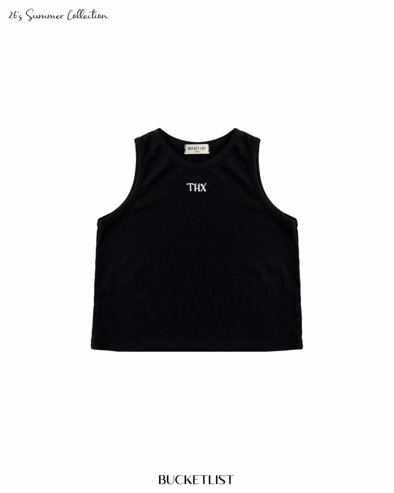 Bucket List - Korean Children Fashion - #prettylittlegirls - THX Ribbed Sleeveless - 3
