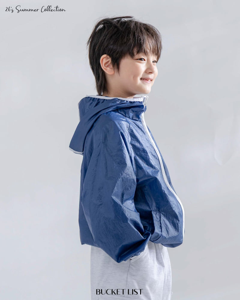 Bucket List - Korean Children Fashion - #prettylittlegirls - Glossy Hood Jumper - 12