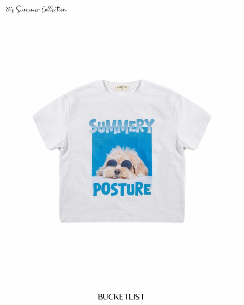 Bucket List - Korean Children Fashion - #stylishchildhood - Sunglass Short Sleeve Tee - 9